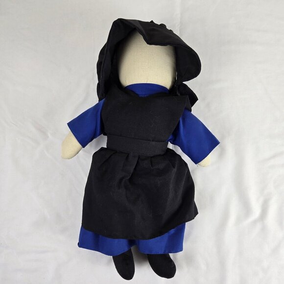 Handmade Faceless Amish Dolls Boy and Girl Traditional Clothing Style Cotton - Picture 6 of 12